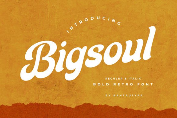 Bigsoul Font: A Bold Script for Modern Web Design