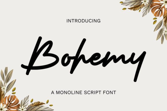 Bohemy: A Script Font That Elevates Editorial Design