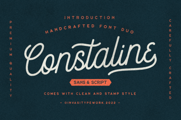 Constaline Font: A Vintage Styled Typeface for Modern Branding