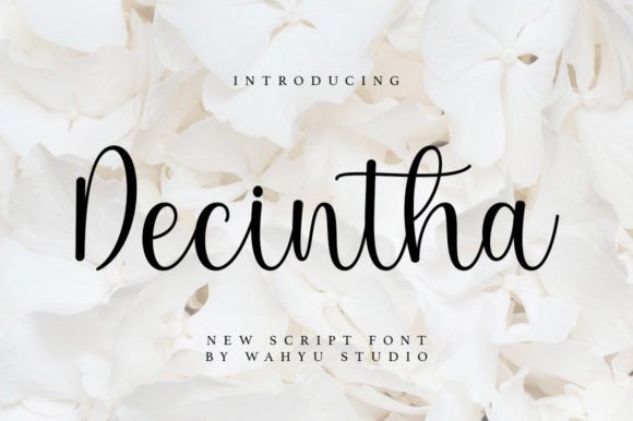 Decintha: A Handwritten Font for Business Branding