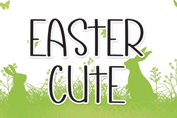 Easter Cute Font: A Handwritten Typeface for Heartfelt Crafts and Designs