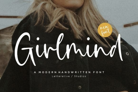Girlmind: A Handwritten Typeface for Editorial Elegance