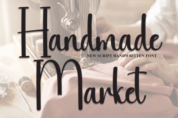 Handmade Market: A Warm Script Font for Authentic Branding