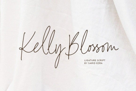 Kelly Blossom Font: A Modern Script for Digital Branding