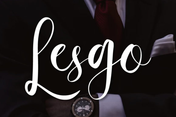 Lesgo Font: A Handwritten Typeface for Editorial Design