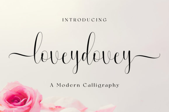 Loveydovey Font: A Script That Elevates Brand Identity