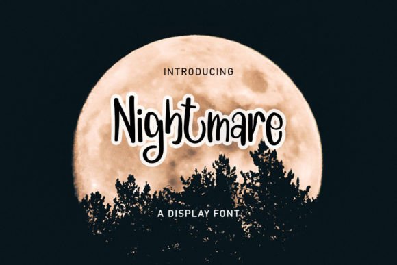 Nightmare: A Bold Script Font for Dark, Creative Projects