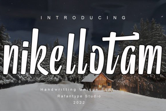 Nikellotam: A Script Font That Elevates Your Editorial Design