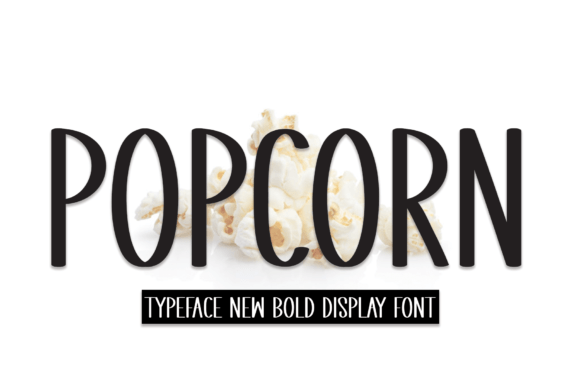 Popcorn Font: A Playful Typeface for Creative Publishing