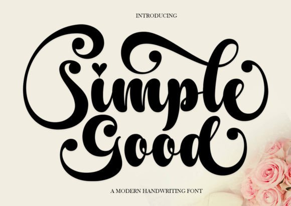 Simple Good: A Handwritten Typeface for Modern Web Design