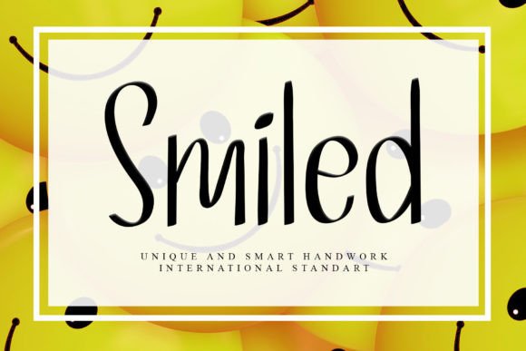Smiled: A Handwritten Font That Elevates Editorial Design