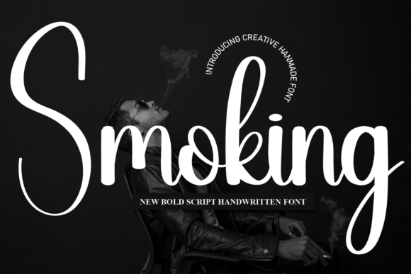 Smoking Font: A Handwritten Typeface for Business Branding