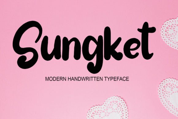 Sungket: A Handwritten Font That Brings Your Crafts to Life