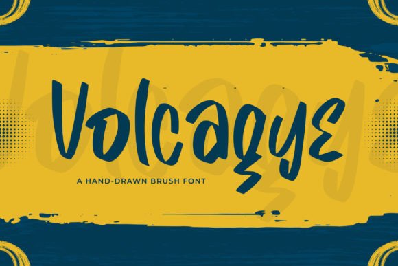 Volcagye: A Handwritten Typeface for Editorial Design